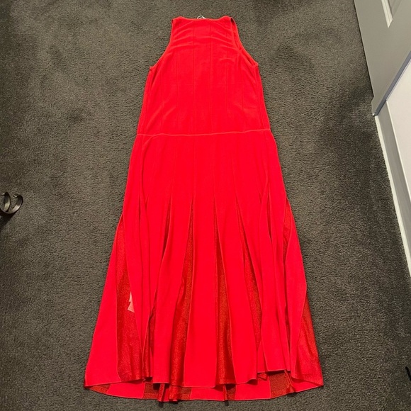 Cos Pleated Racer Neck Formal Maxi Dress NWT - Picture 10 of 12